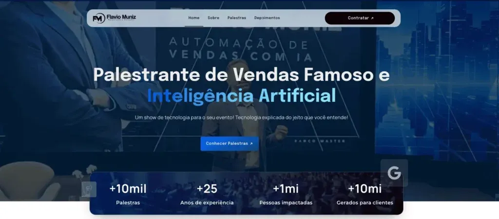 palestrante de inteligência artificial e marketing digital